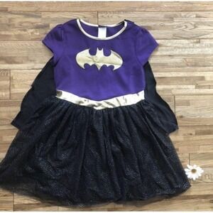 NEW Batgirl Sparkly Costume W Cape